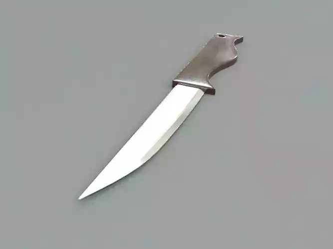 Knife Low-poly 3D model