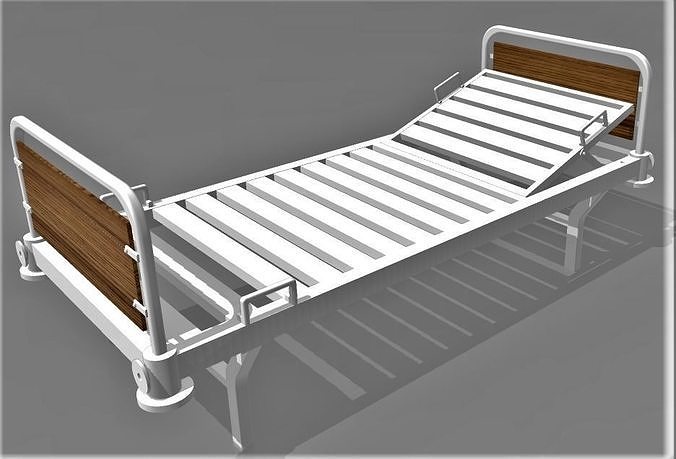 Hospital bed Free 3D print model