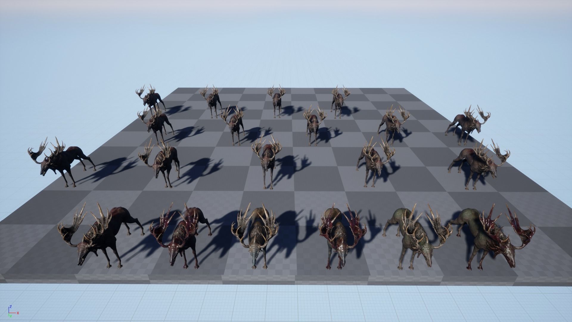 Fantasy Moose Low-poly 3D model_25