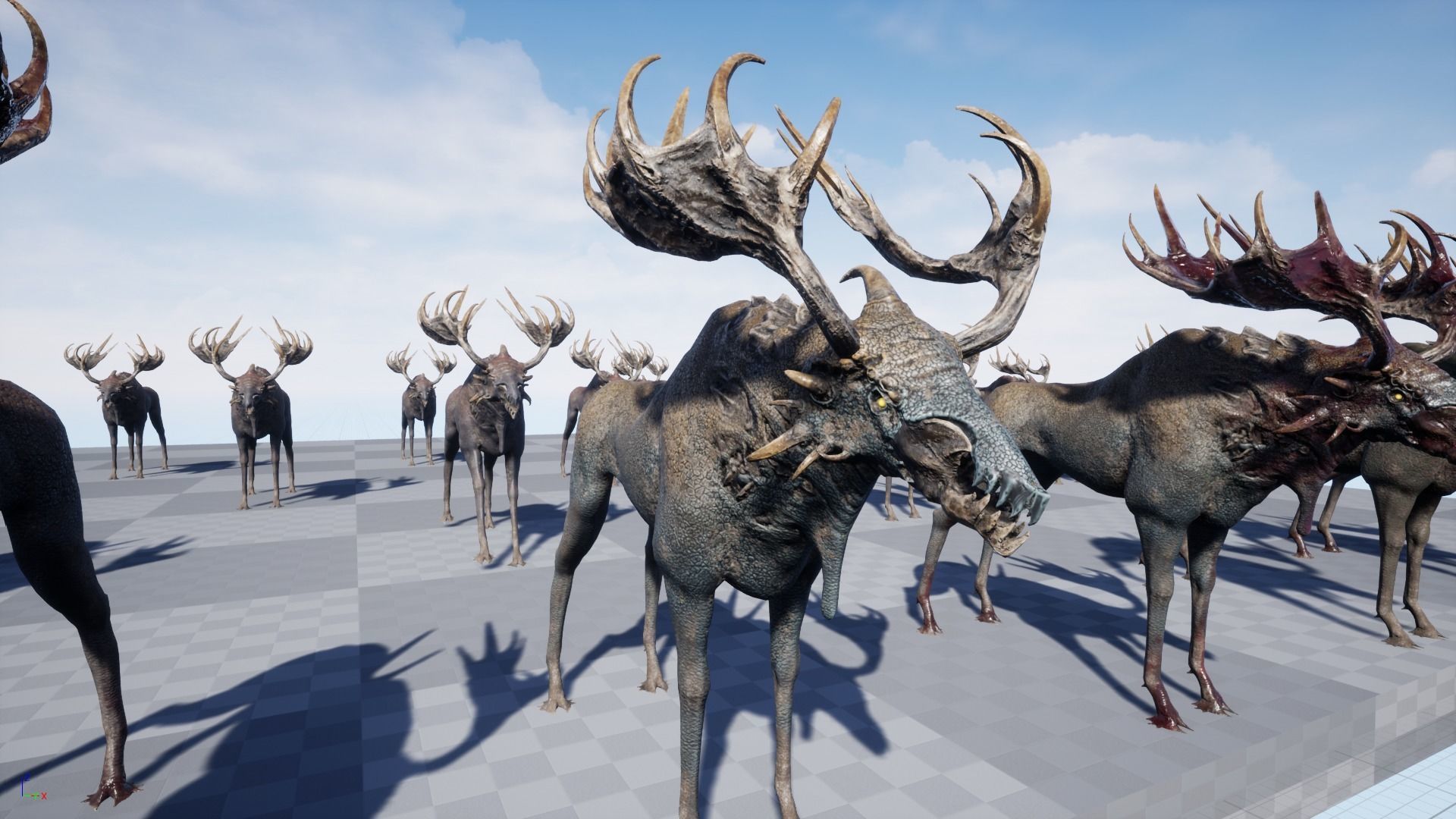 Fantasy Moose Low-poly 3D model_26