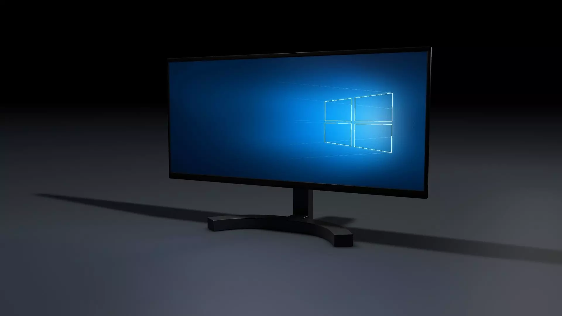 Computer Monitor OBJ and C4D  Free 3D model_0