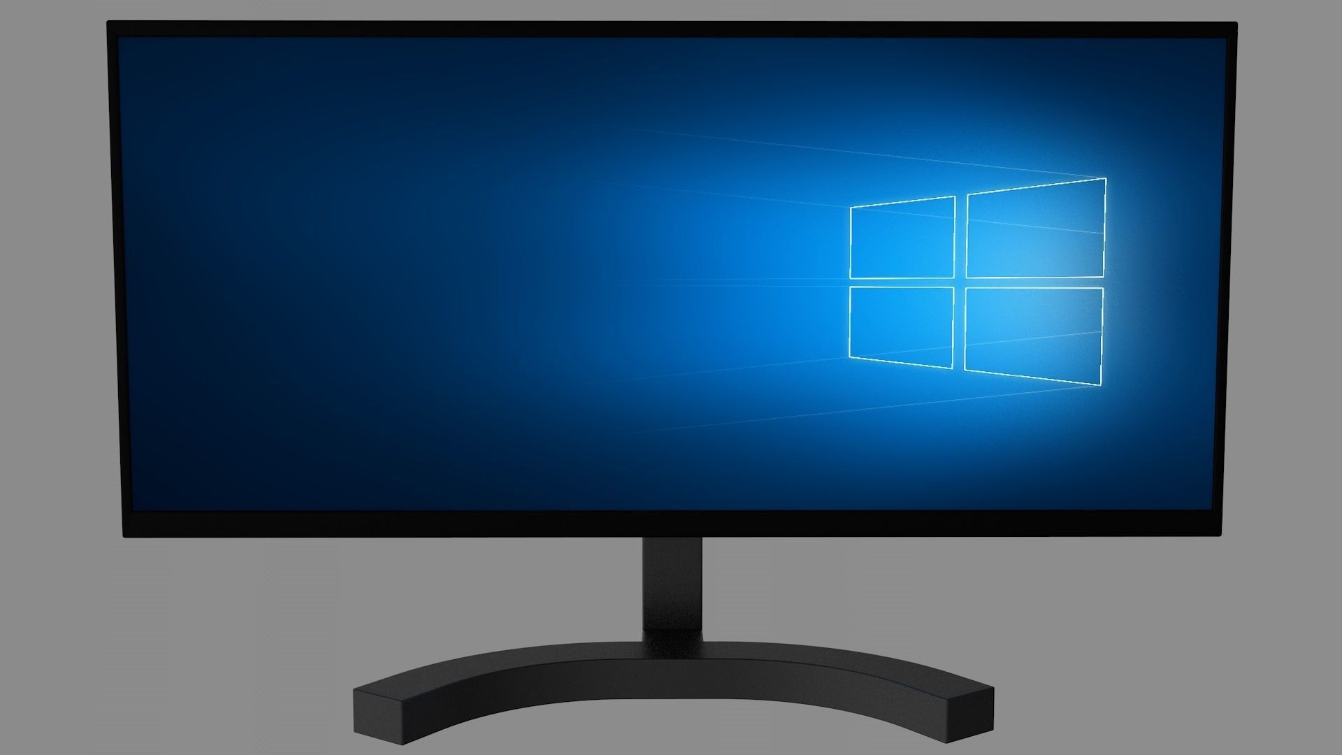 Computer Monitor OBJ and C4D  Free 3D model_2