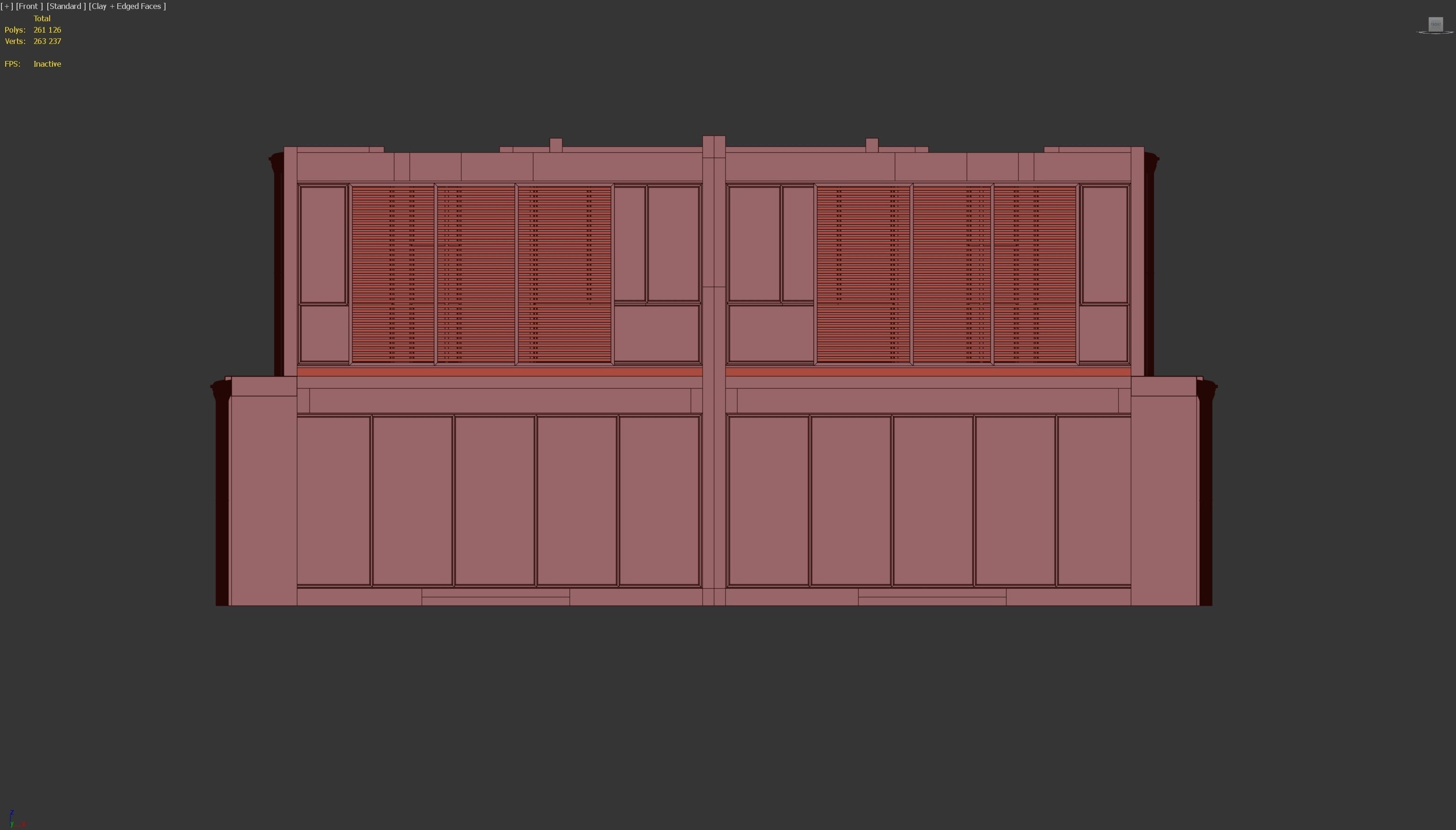 Modern House 03 Low-poly 3D model_7