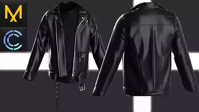 New concept Marvelous Clo3D Leather Jacket