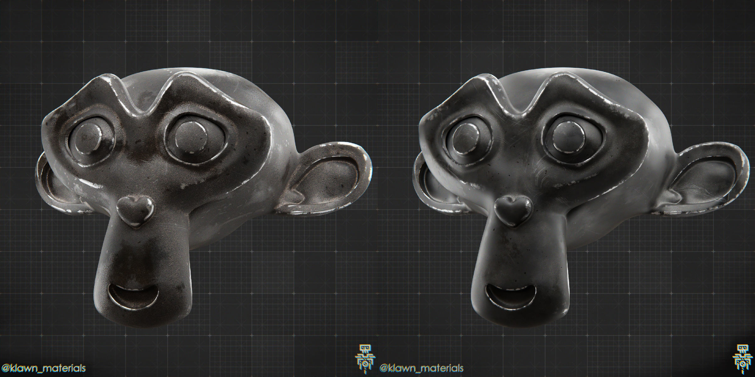 Procedural Gun Material for Blender 3D model_2