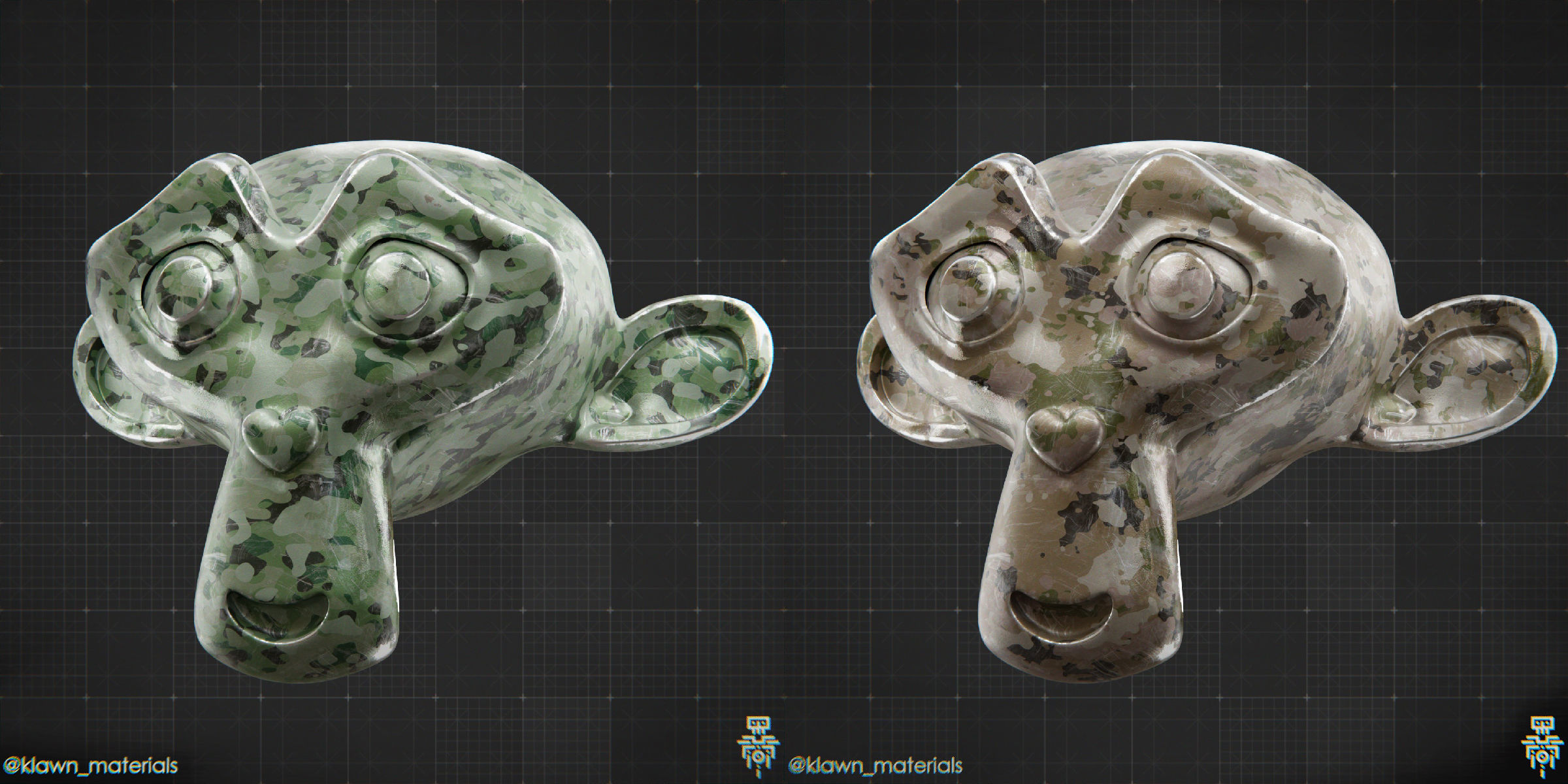 Procedural Gun Material for Blender 3D model_6