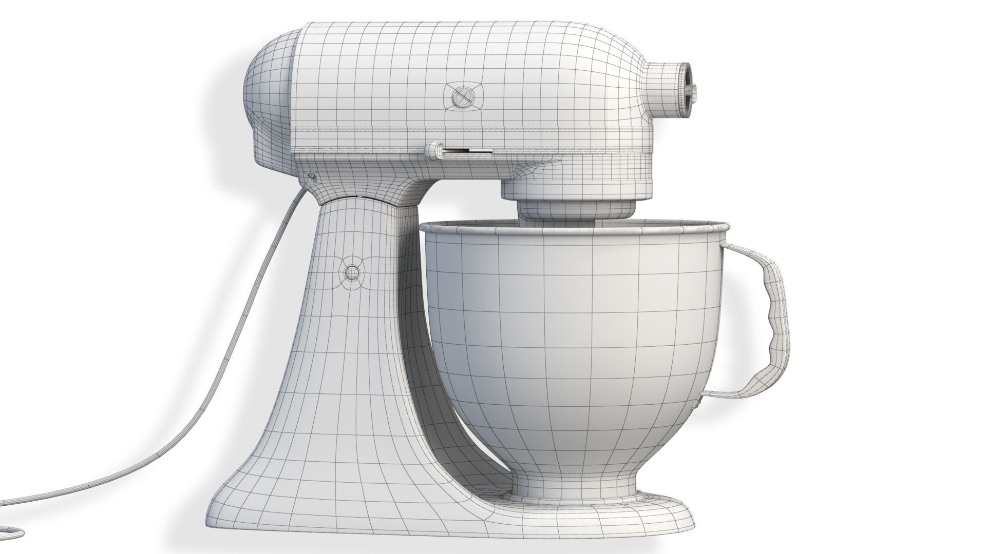 KitchenAid Mixer 3D model_4