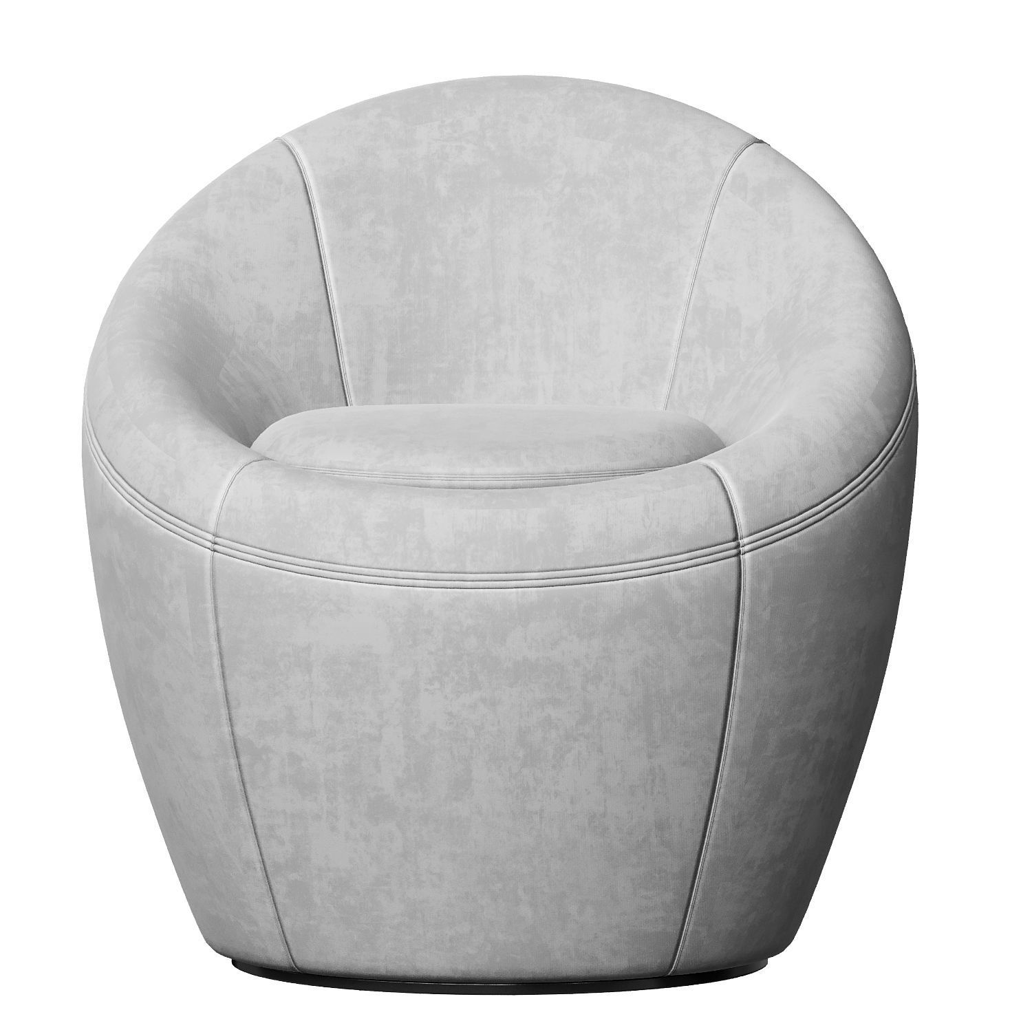 Swivel Armchair 3D model_1