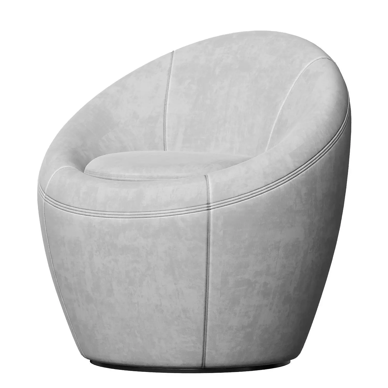 Swivel Armchair 3D model_0