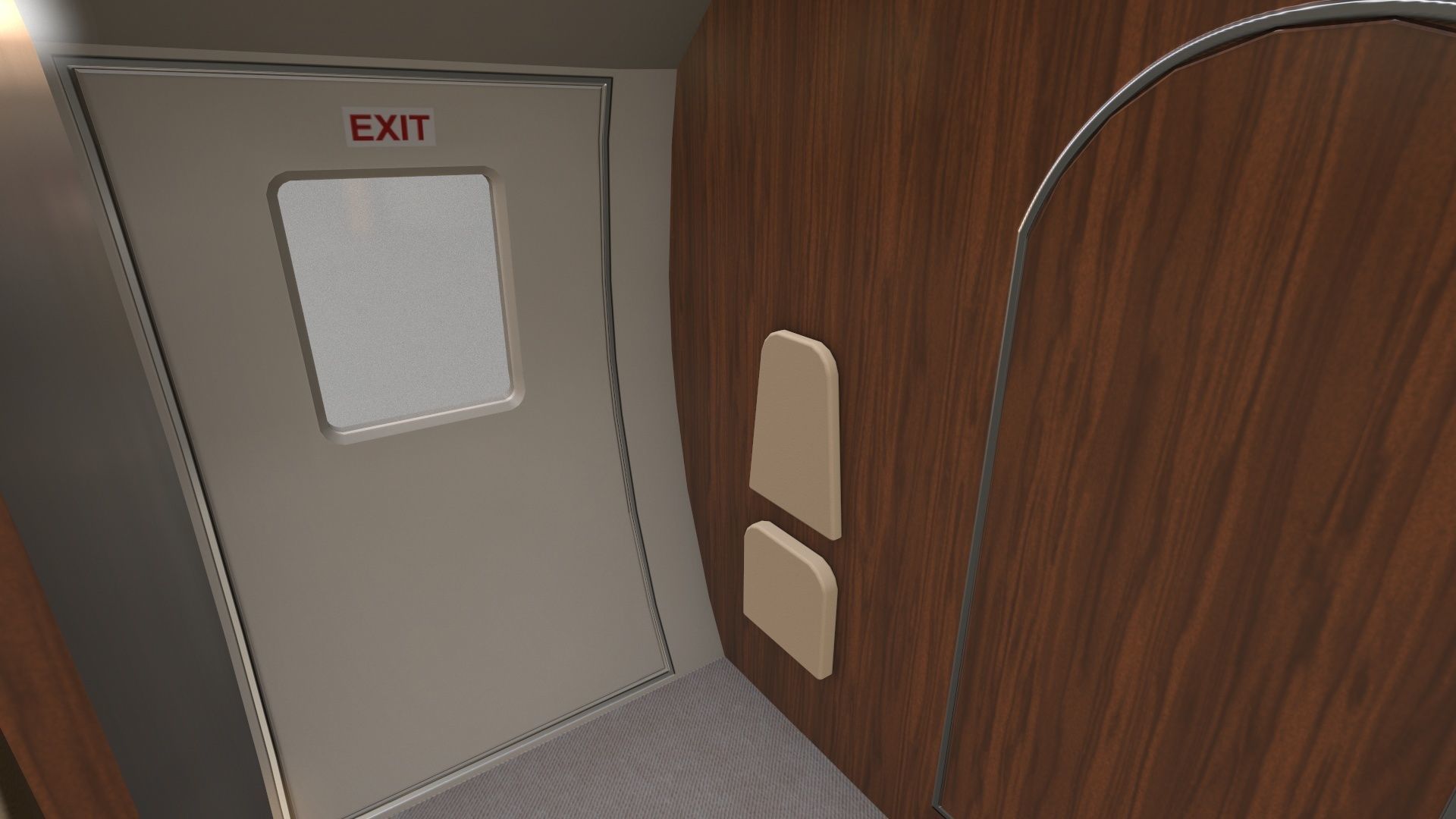 Mi-8 Mi-17 VIP Interior Low-poly 3D model_7