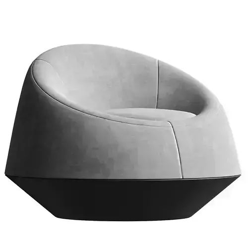 Crystal armchair by Tacchini