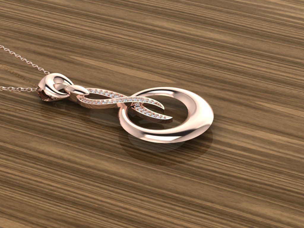 Jewelry Pendant 3D print model_4