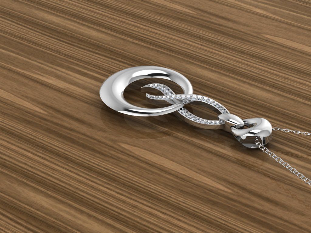 Jewelry Pendant 3D print model_9