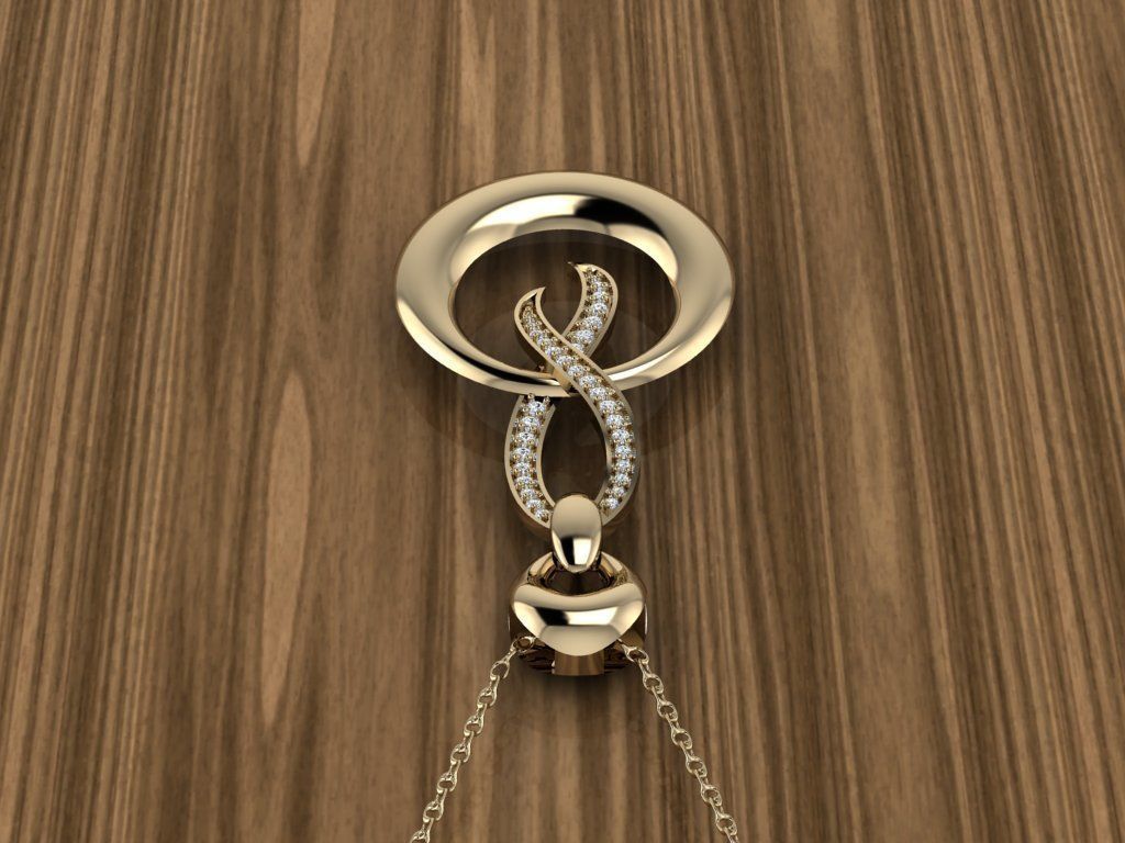 Jewelry Pendant 3D print model_12