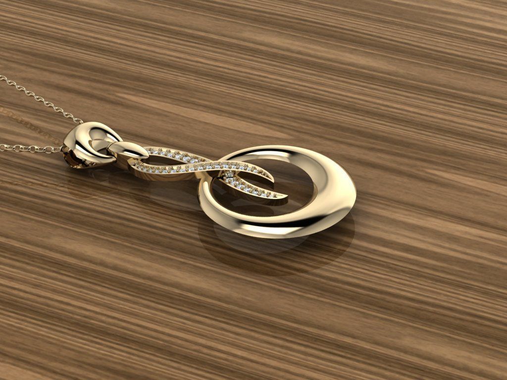 Jewelry Pendant 3D print model_2