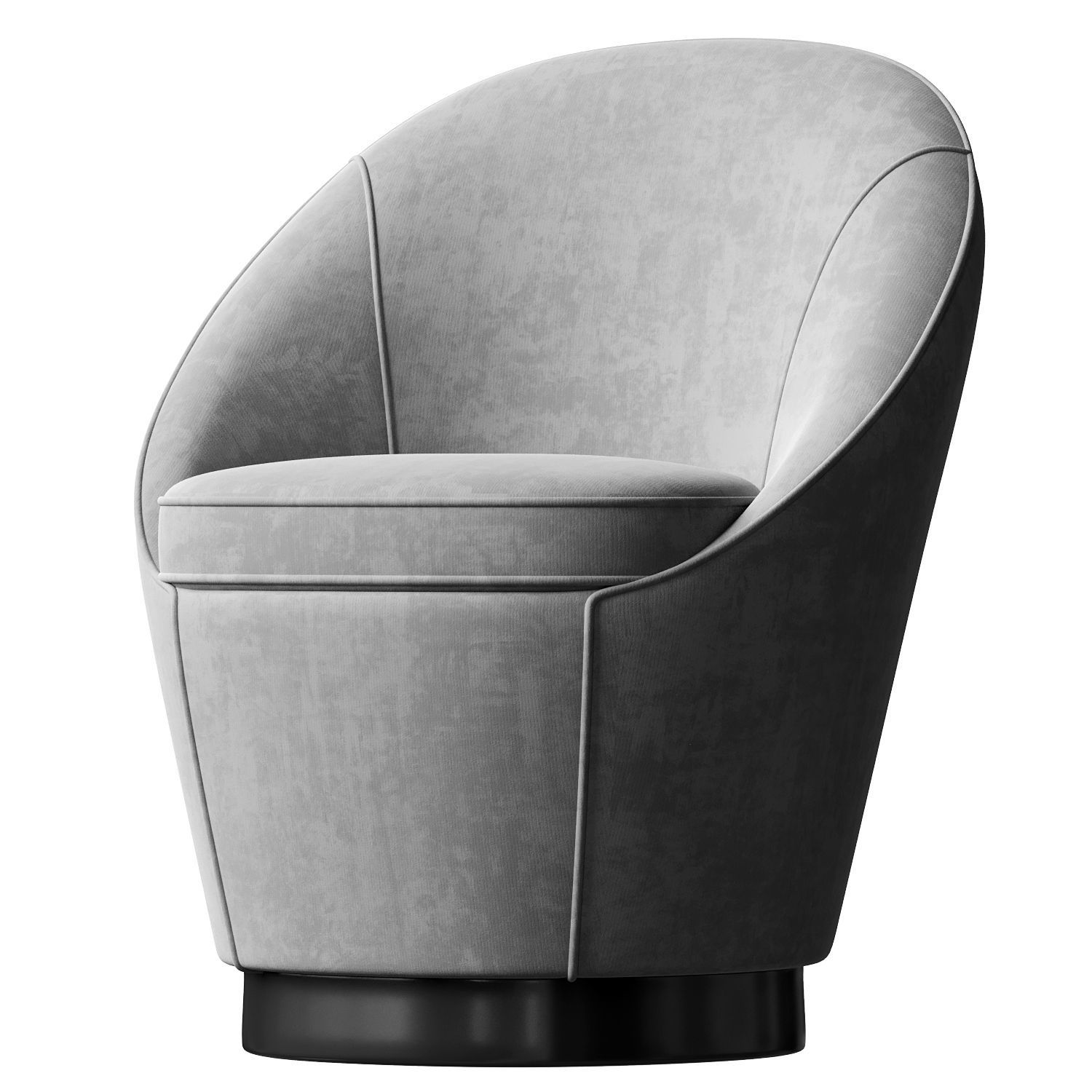 Armchair Curve Donghia 3D model_1