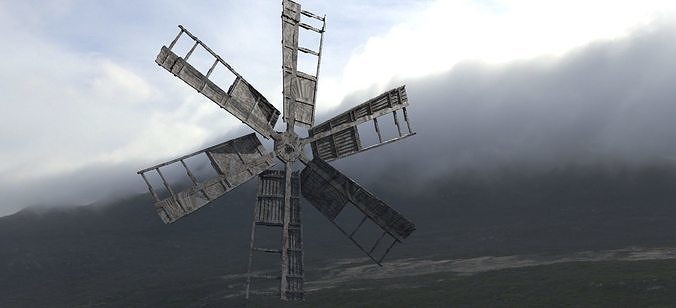 windmill Top 3D model