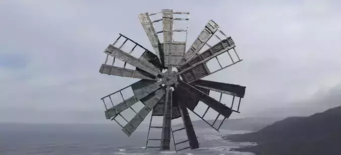 windmill Top 2 3D 3D model