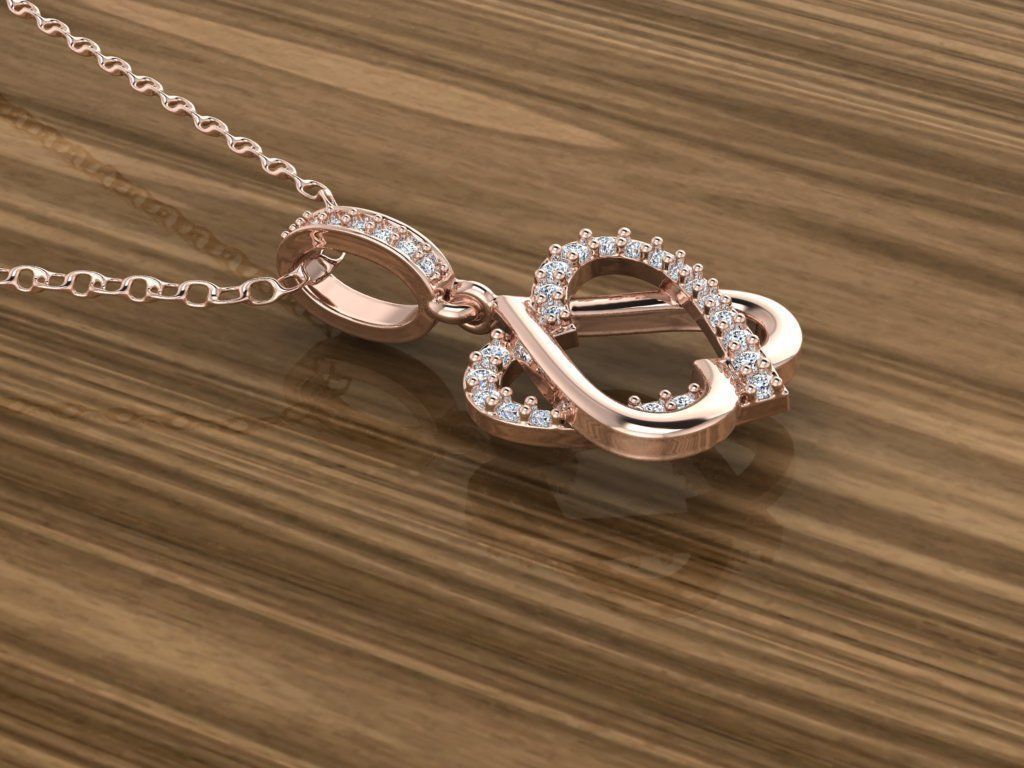 Heart Jewelry Pendant 3D print model_3