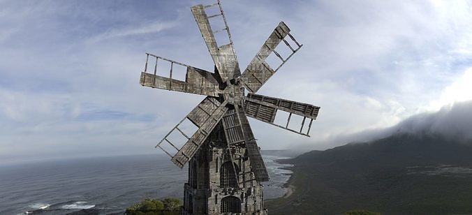 Haunted Windmill 3D model