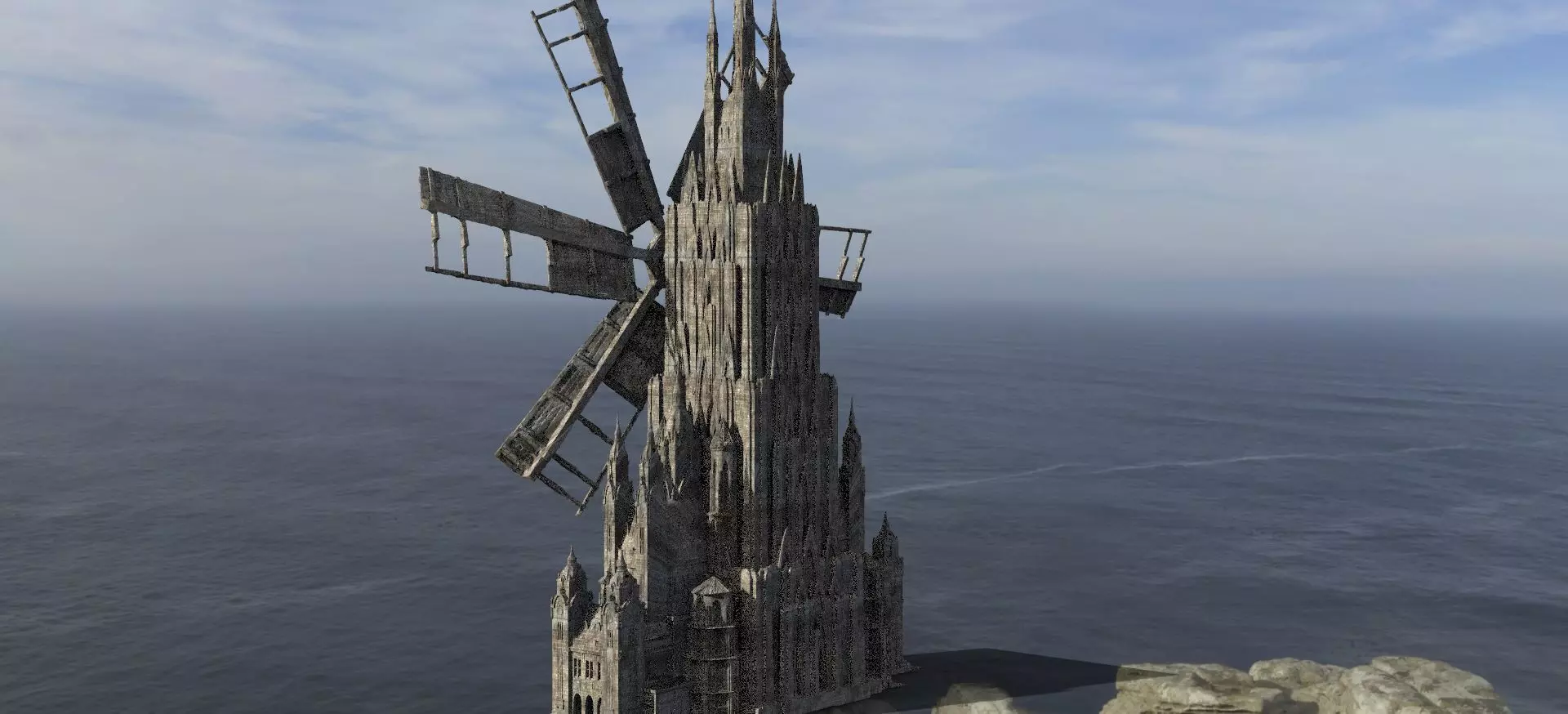 Innsmouth Windmill Top 3D 3D model_0