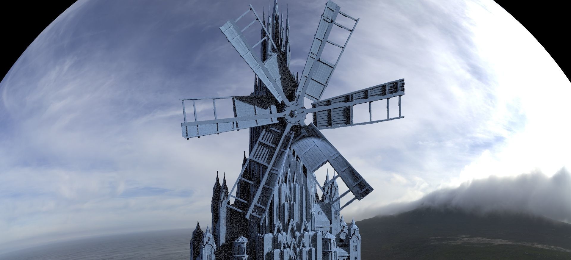 Innsmouth Windmill Top 3D 3D model_2