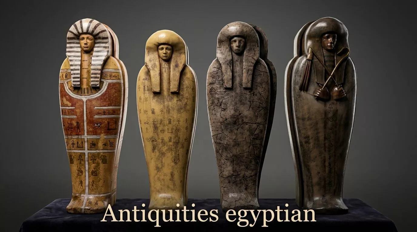 Antiquities egyptian Low-poly 3D model