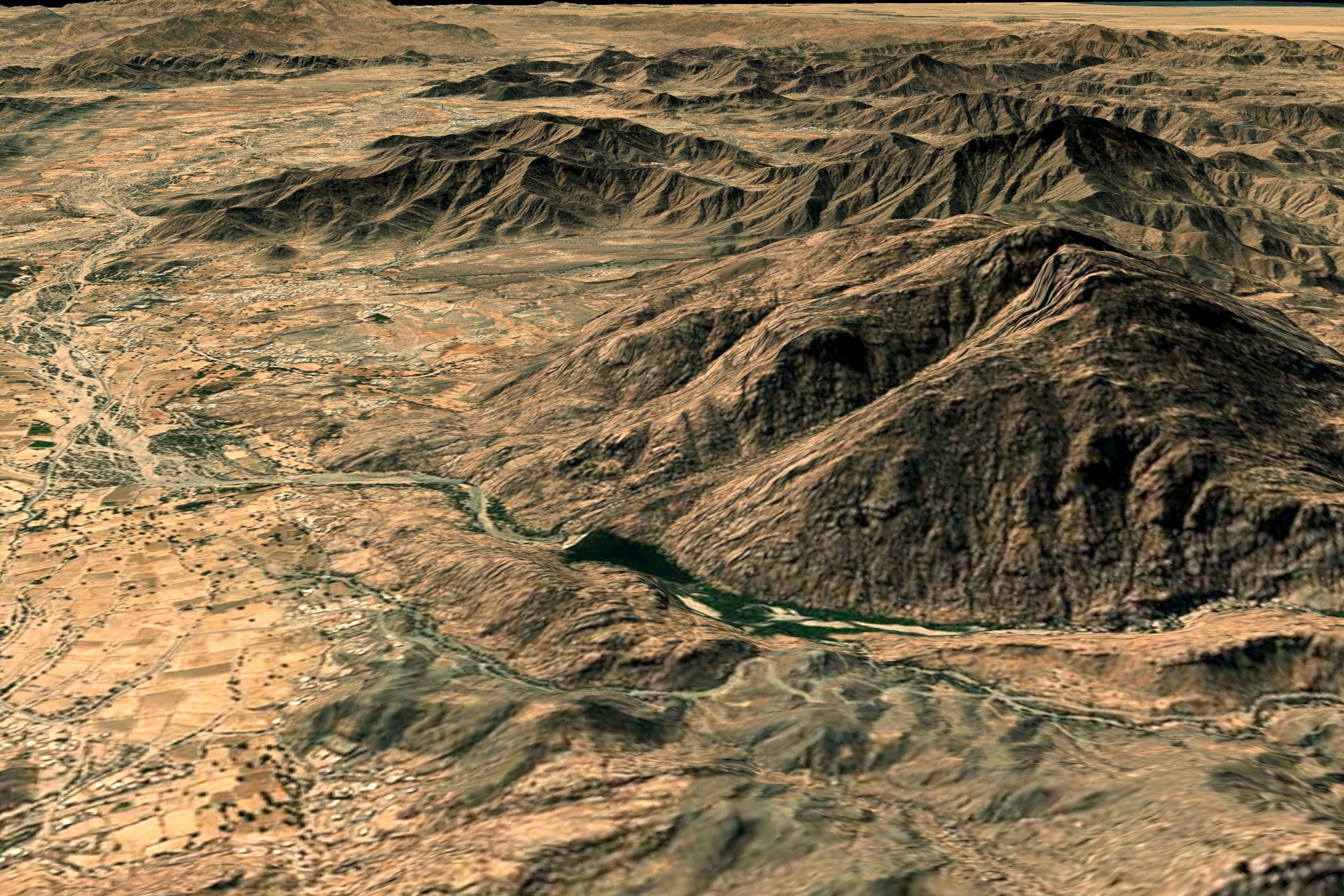 FREE Mecca and the Red Sea coast of Saudi Arabia - tile model Free 3D model_3