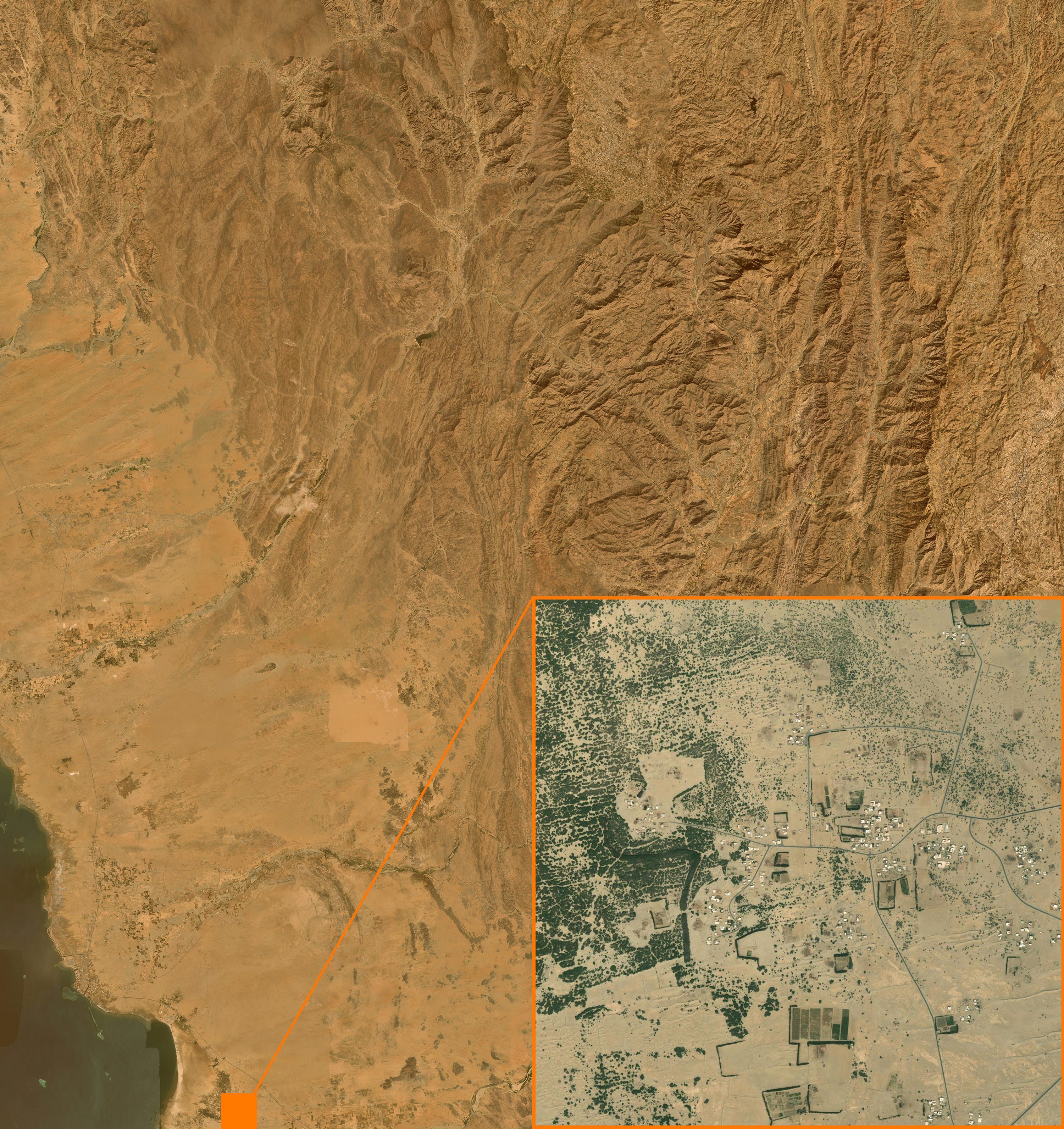 FREE Mecca and the Red Sea coast of Saudi Arabia - tile model Free 3D model_2