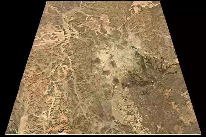 Mecca and the Red Sea coast of Saudi Arabia - tile n24 e39