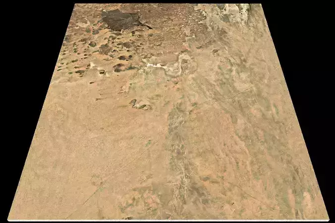 Mecca and the Red Sea coast of Saudi Arabia - tile n22 e41 3D model