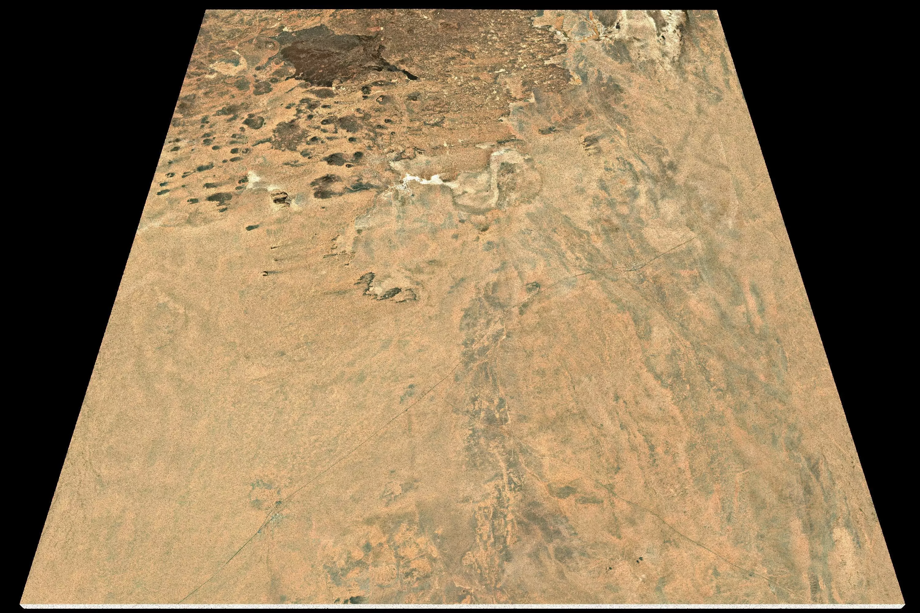Mecca and the Red Sea coast of Saudi Arabia - tile n22 e41 3D model_0