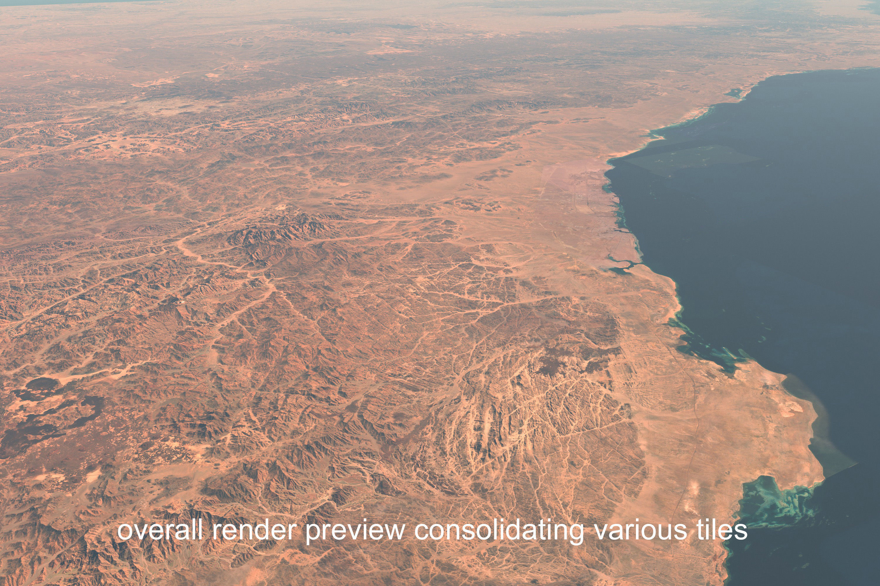 Mecca and the Red Sea coast of Saudi Arabia - tile n22 e41 3D model_8