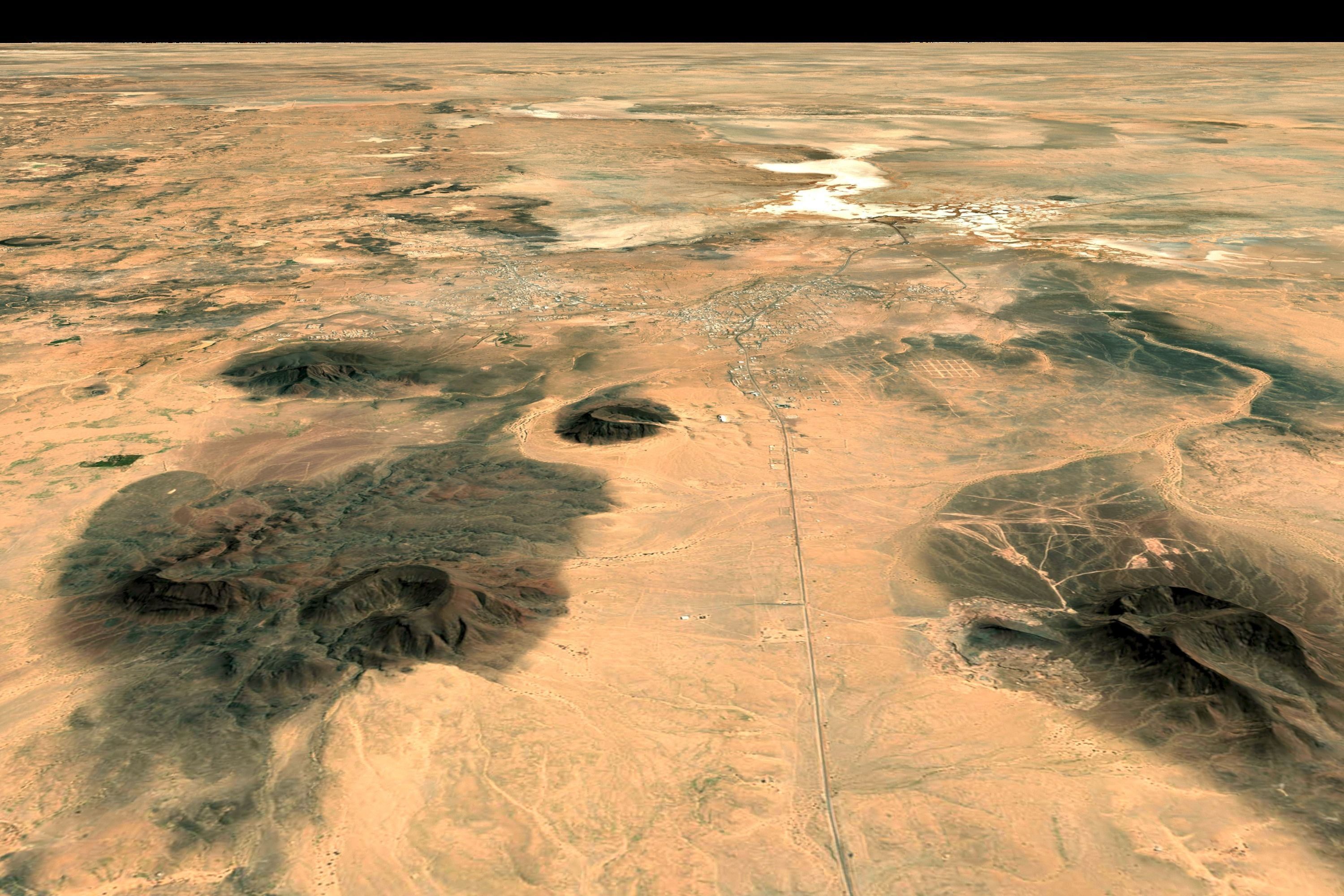 Mecca and the Red Sea coast of Saudi Arabia - tile n22 e41 3D model_4
