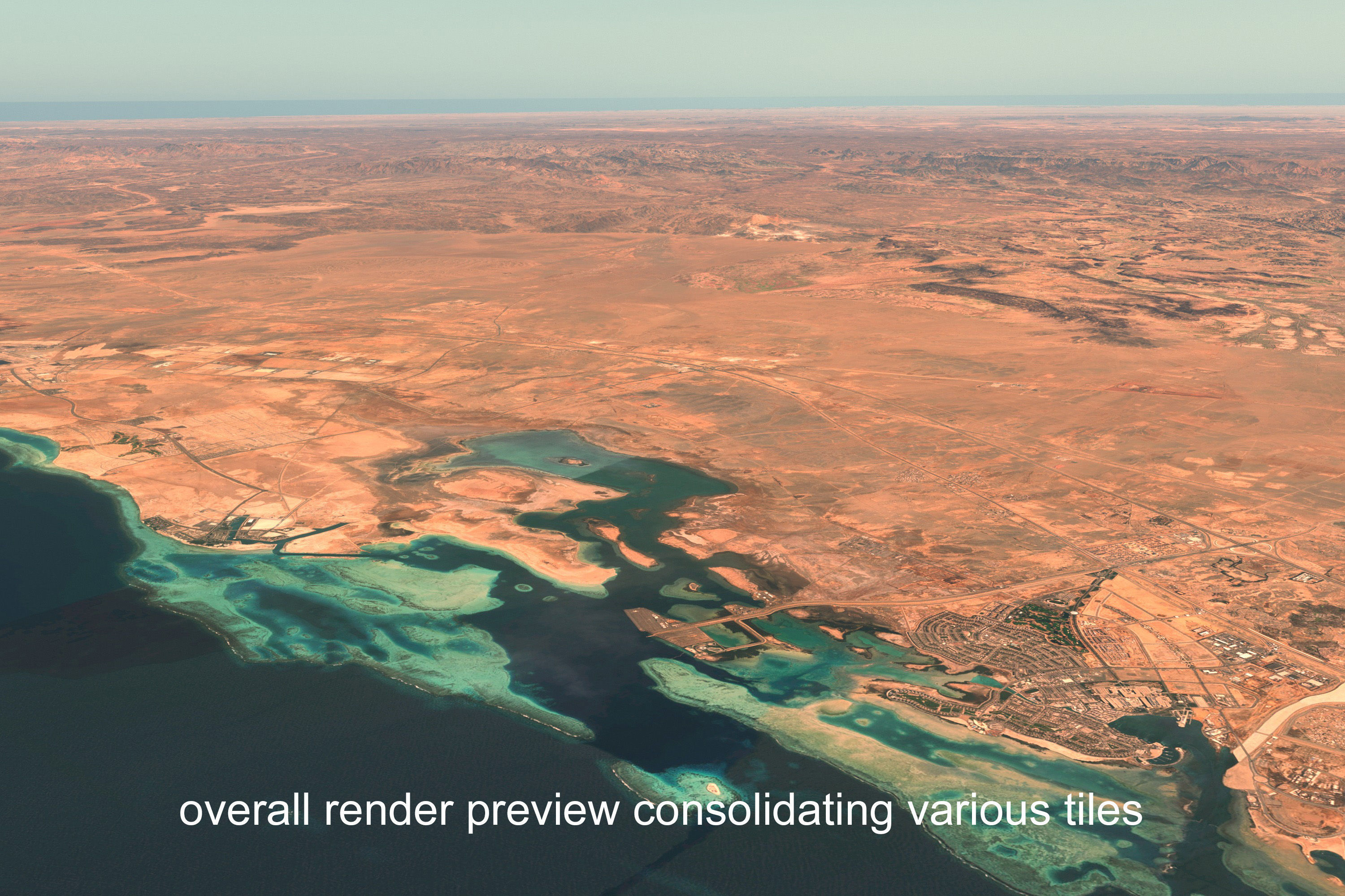 Mecca and the Red Sea coast of Saudi Arabia - tile n22 e41 3D model_9