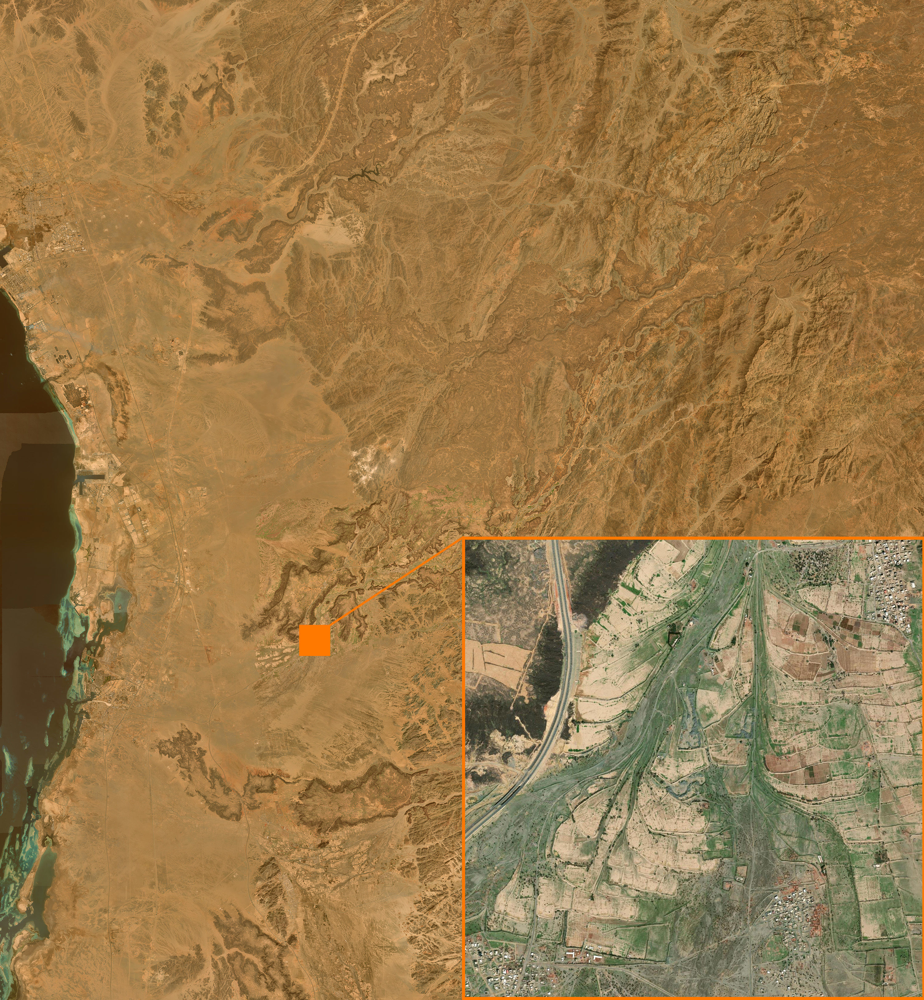 Mecca and the Red Sea coast of Saudi Arabia - tile n22 e39 3D model_3
