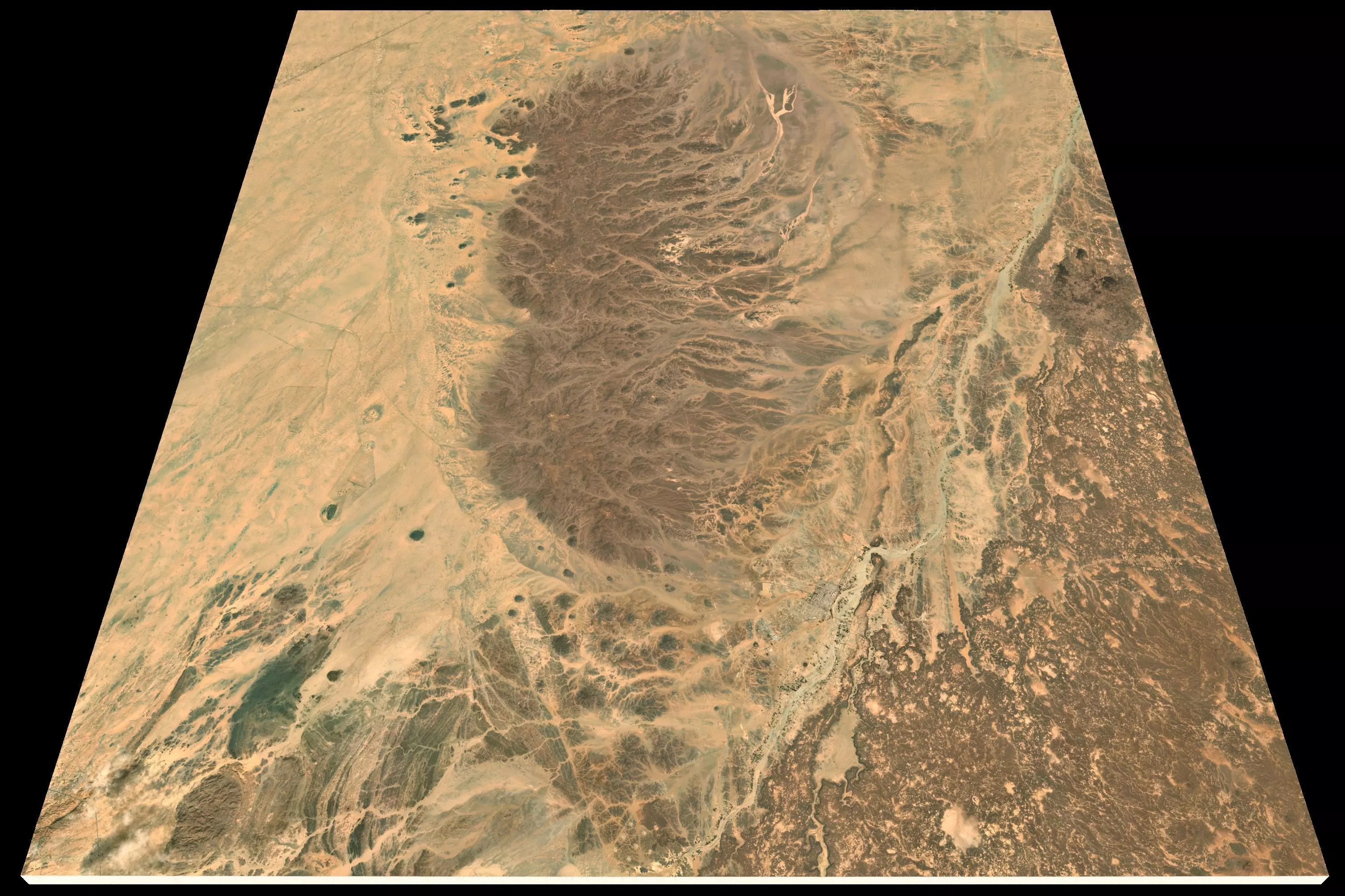 Mecca and the Red Sea coast of Saudi Arabia - tile n21 e41 3D model_0