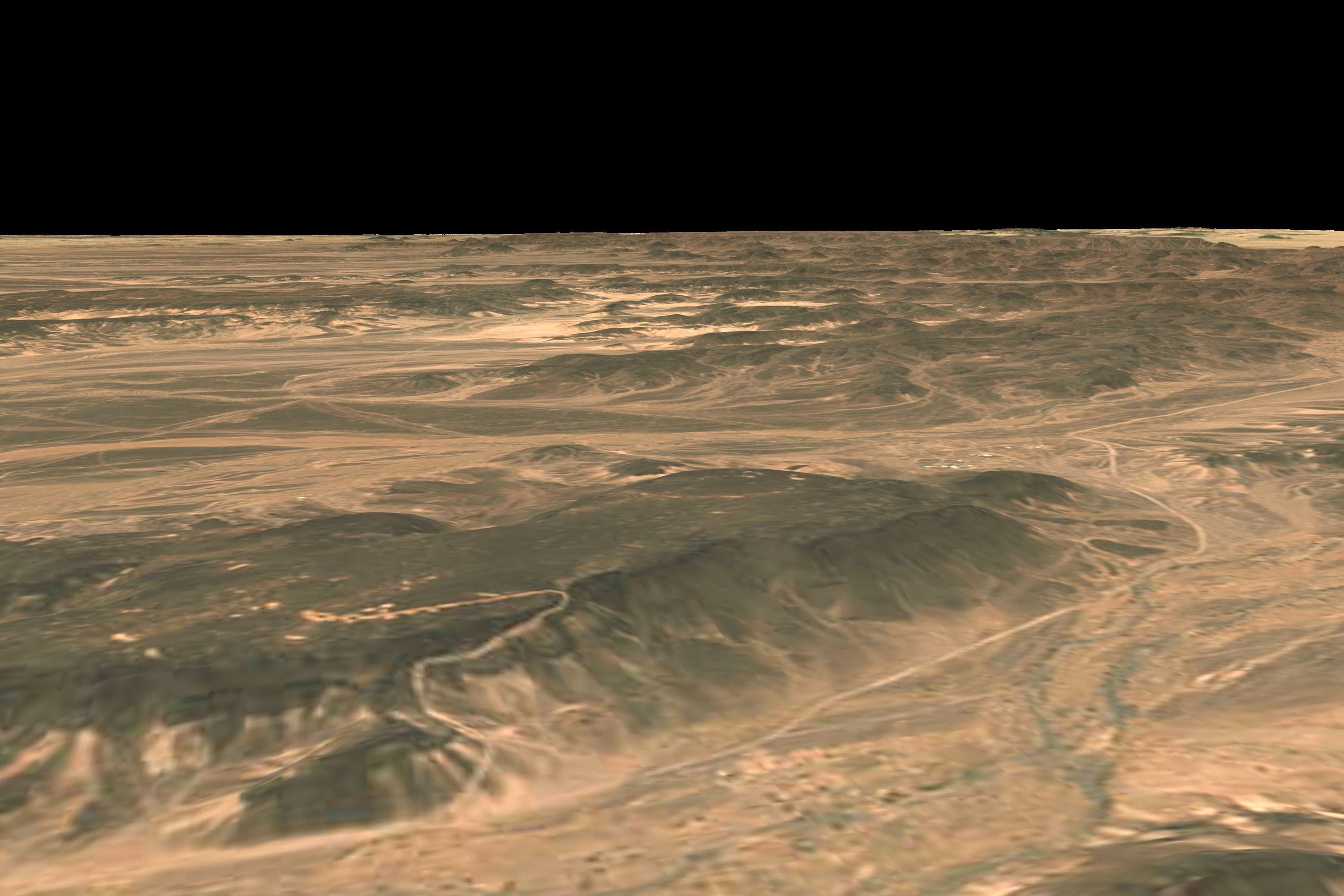 Mecca and the Red Sea coast of Saudi Arabia - tile n21 e41 3D model_4