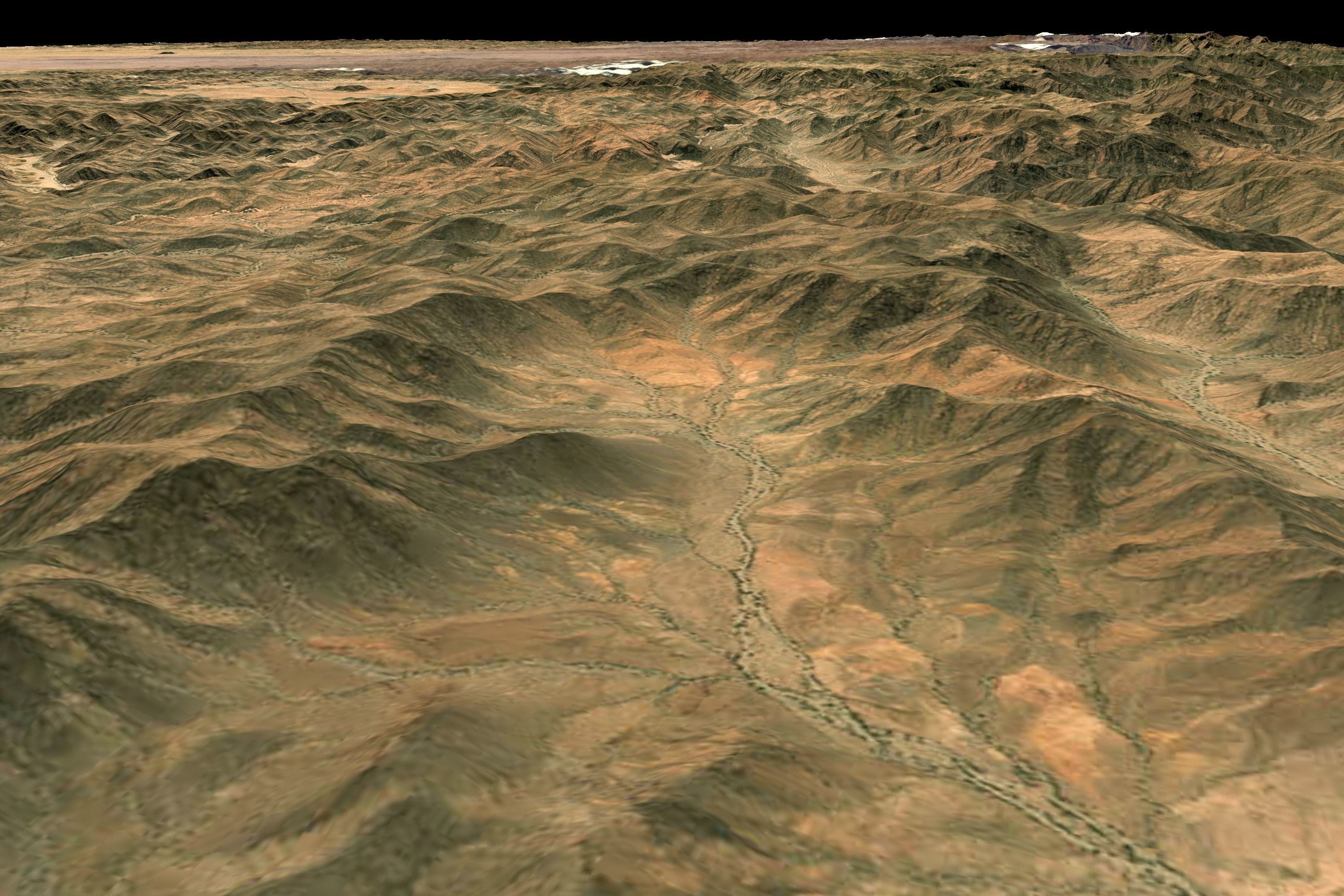 Mecca and the Red Sea coast of Saudi Arabia - tile n21 e40 3D model_4