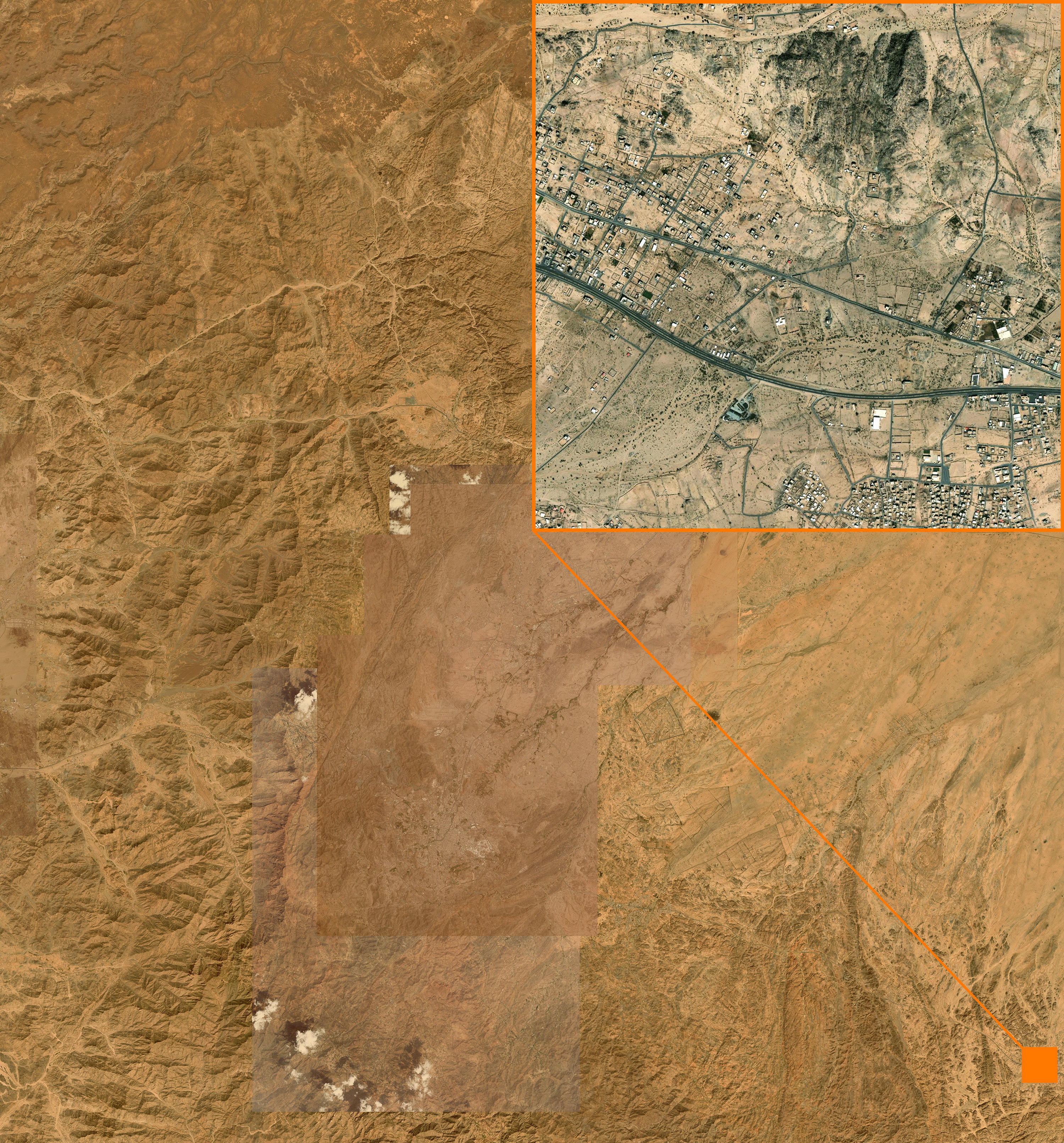 Mecca and the Red Sea coast of Saudi Arabia - tile n21 e40 3D model_3