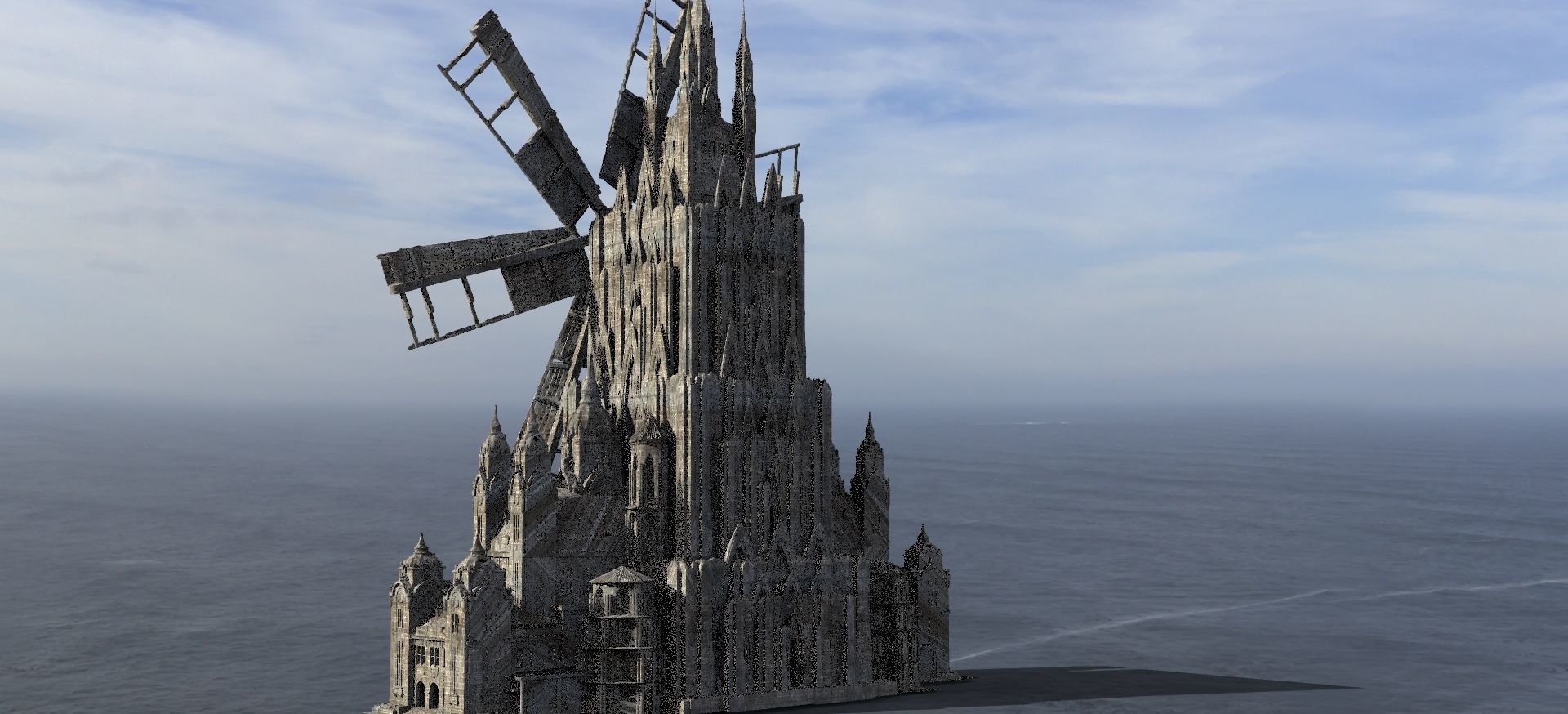 Inns mouth Windmill Bigger 3D model_3