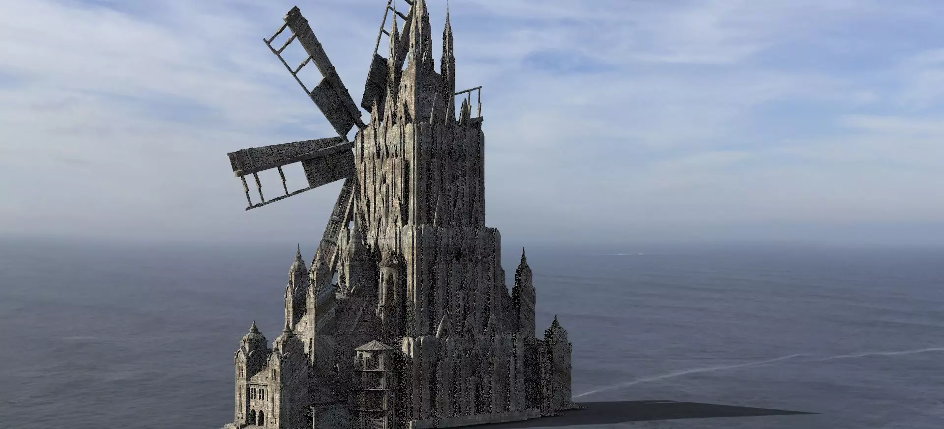 Inns mouth Windmill Bigger 3D model_0