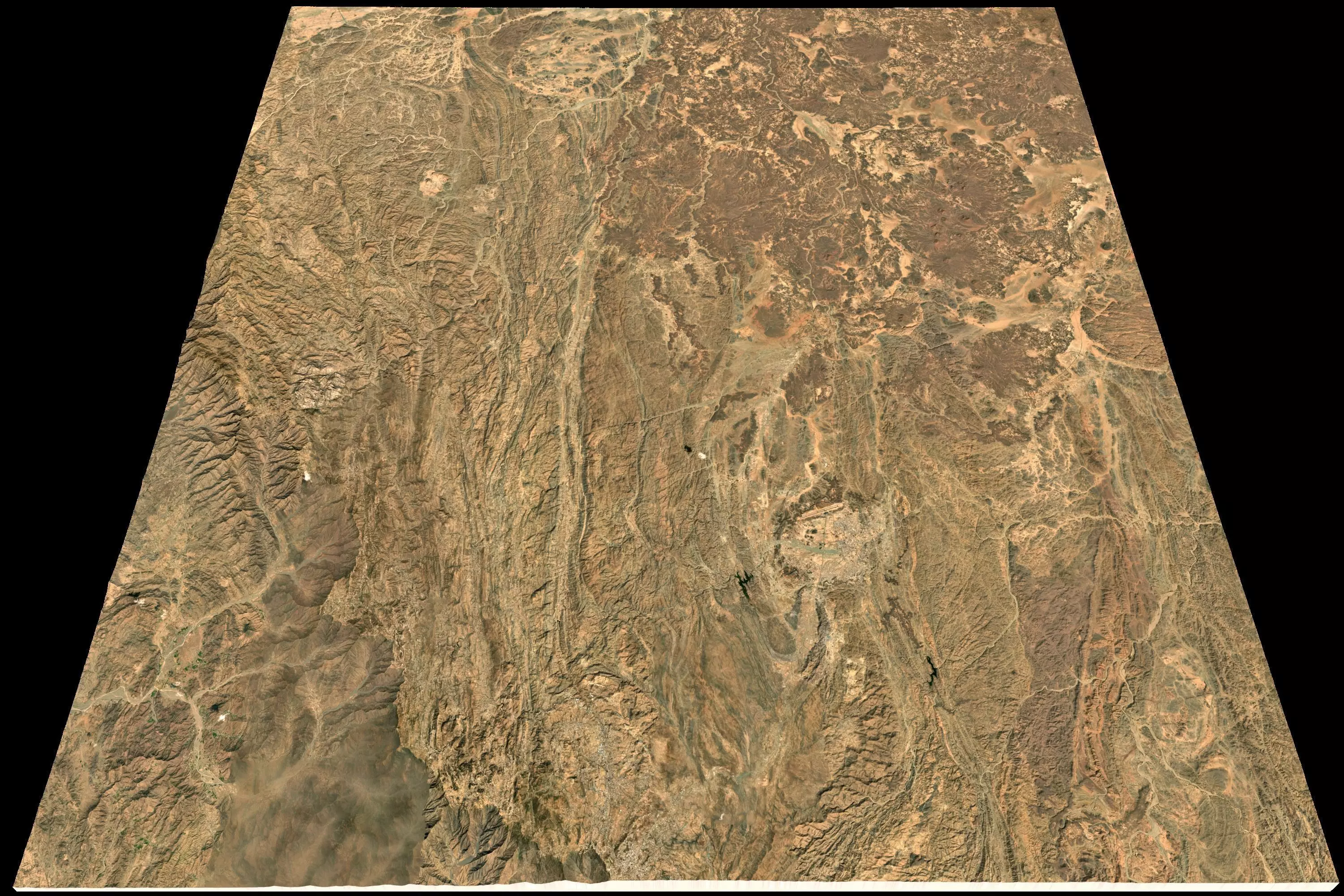 Mecca and the Red Sea coast of Saudi Arabia - tile n20 e41 3D model_0