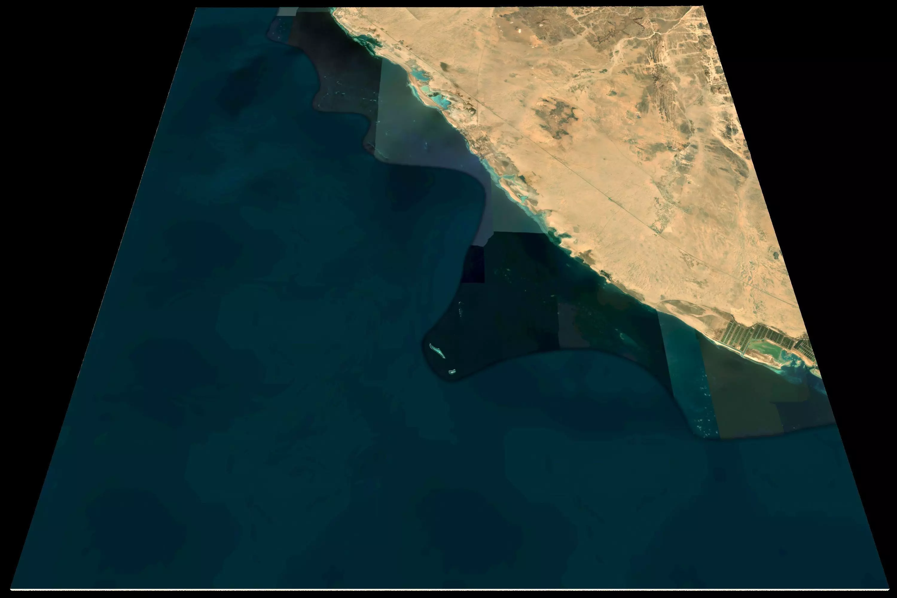 Mecca and the Red Sea coast of Saudi Arabia - tile n20 e39 3D model_0