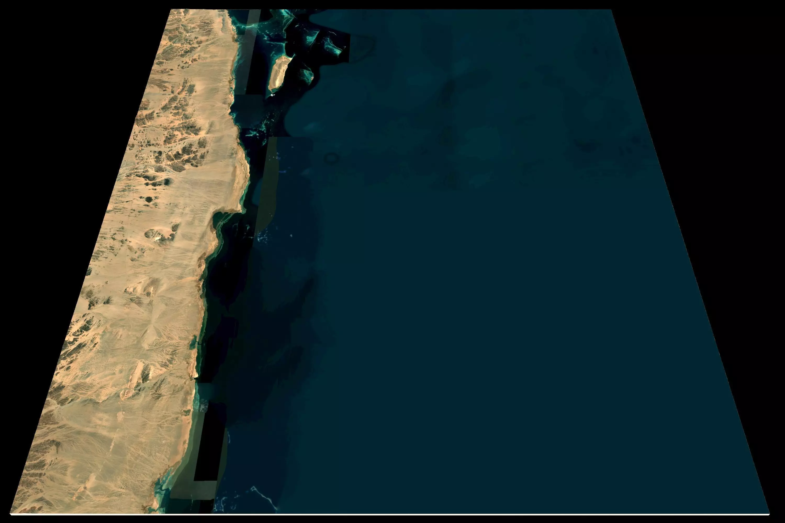 Mecca and the Red Sea coast of Saudi Arabia - tile n20 e37 3D model_0