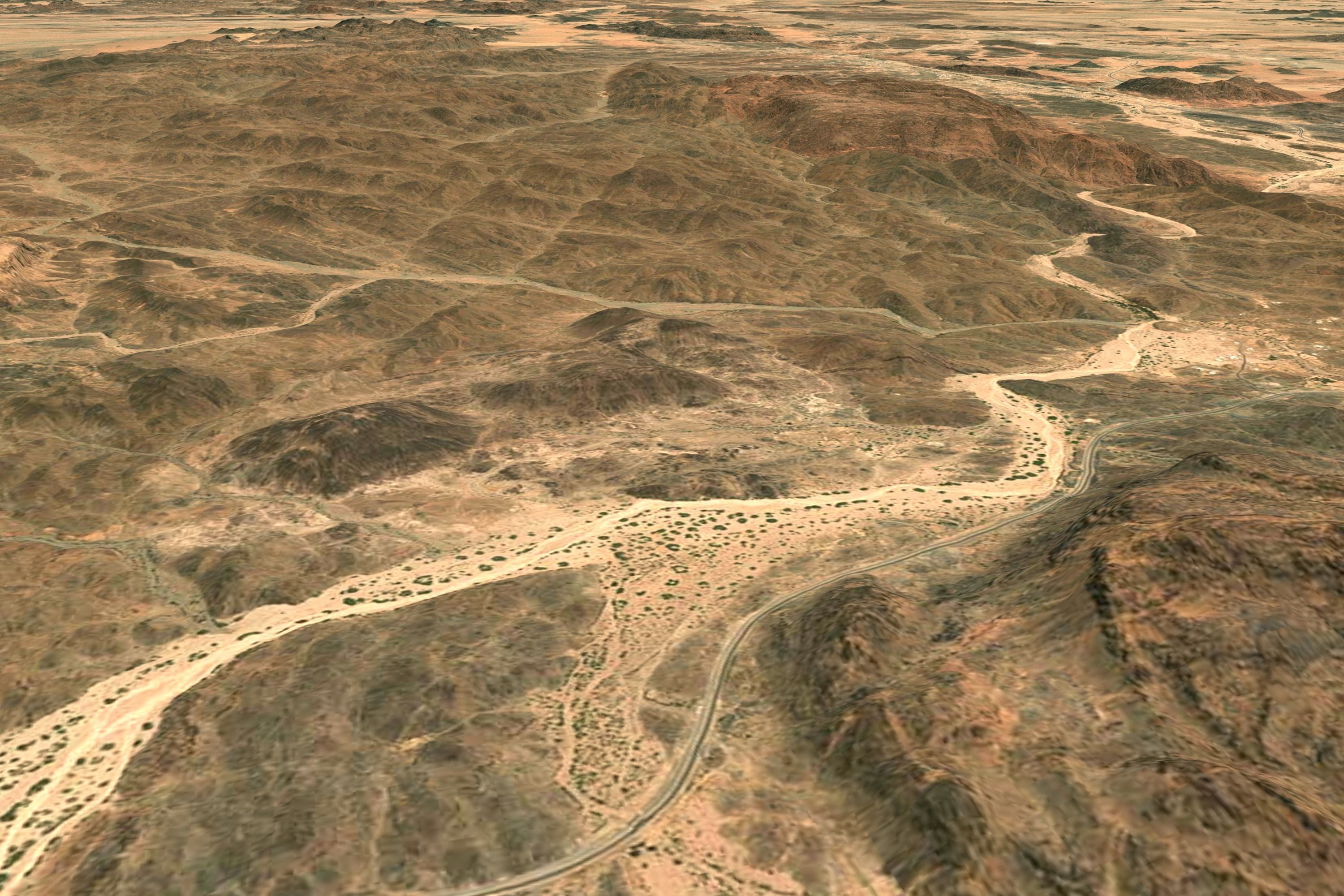 Mecca and the Red Sea coast of Saudi Arabia - n19 e43 3D model_4