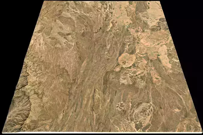 Mecca and the Red Sea coast of Saudi Arabia - n19 e42 3D model