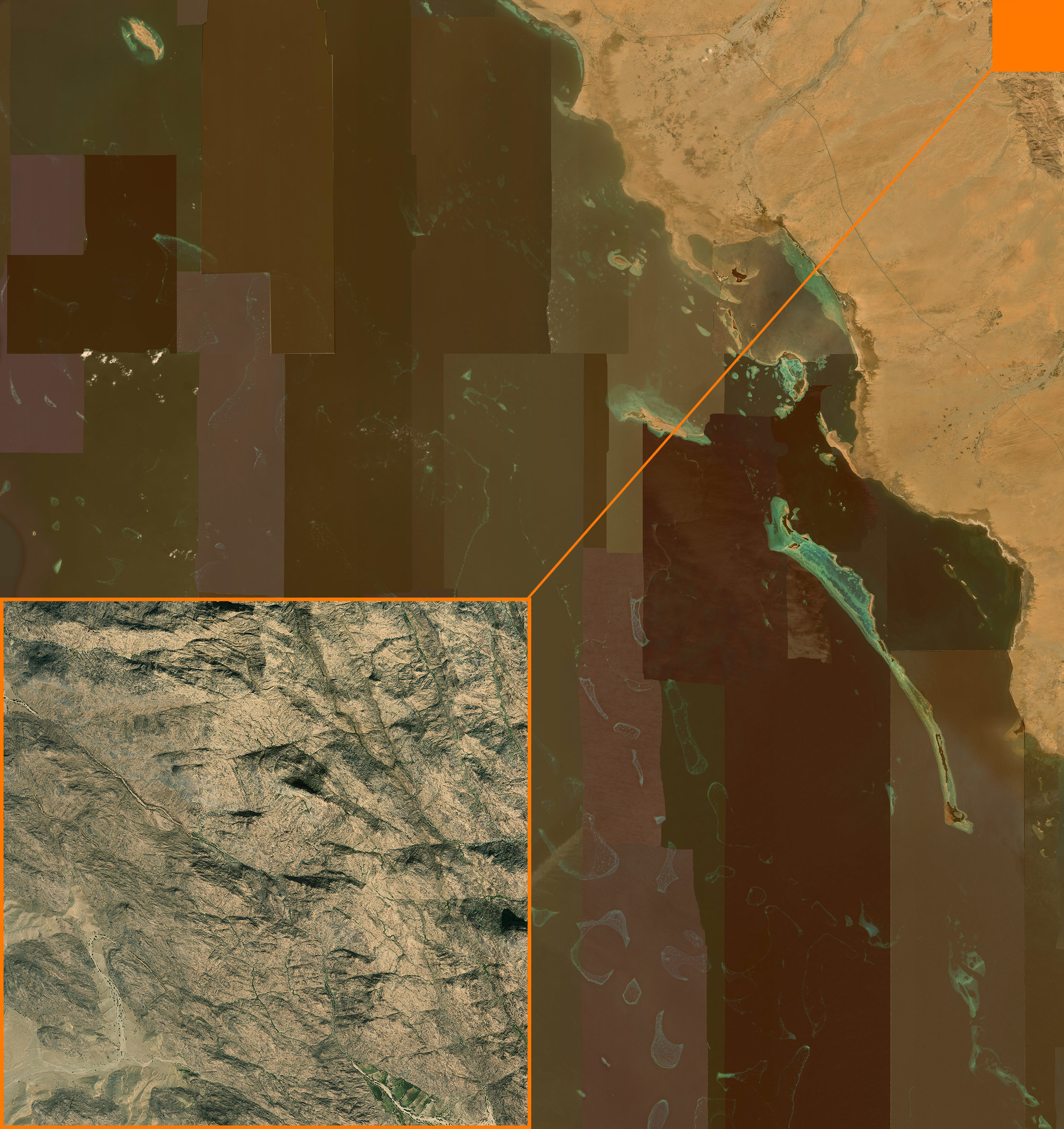 Mecca and the Red Sea coast of Saudi Arabia - tile n19 e40 3D model_3