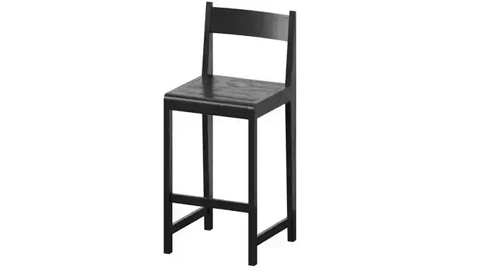 Bar Chair 01 Ash Black Wood - Frama