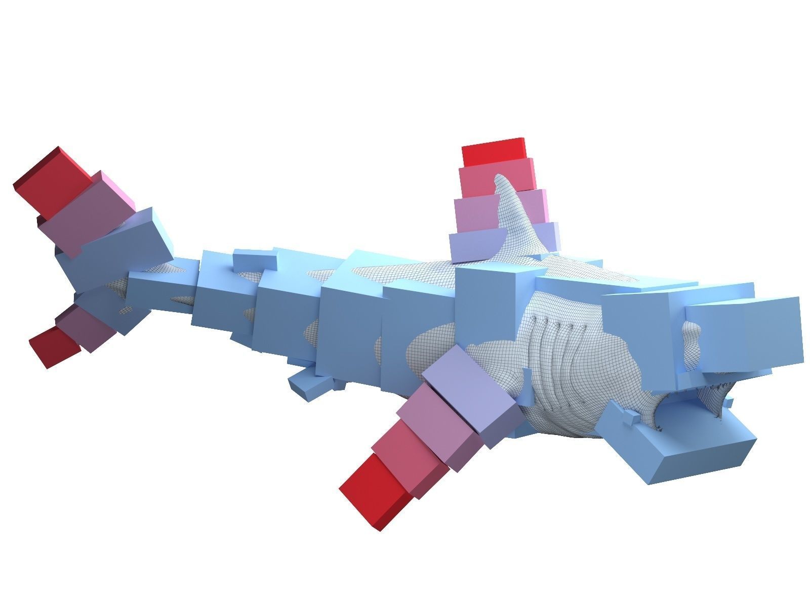  Great white shark 3D model_9